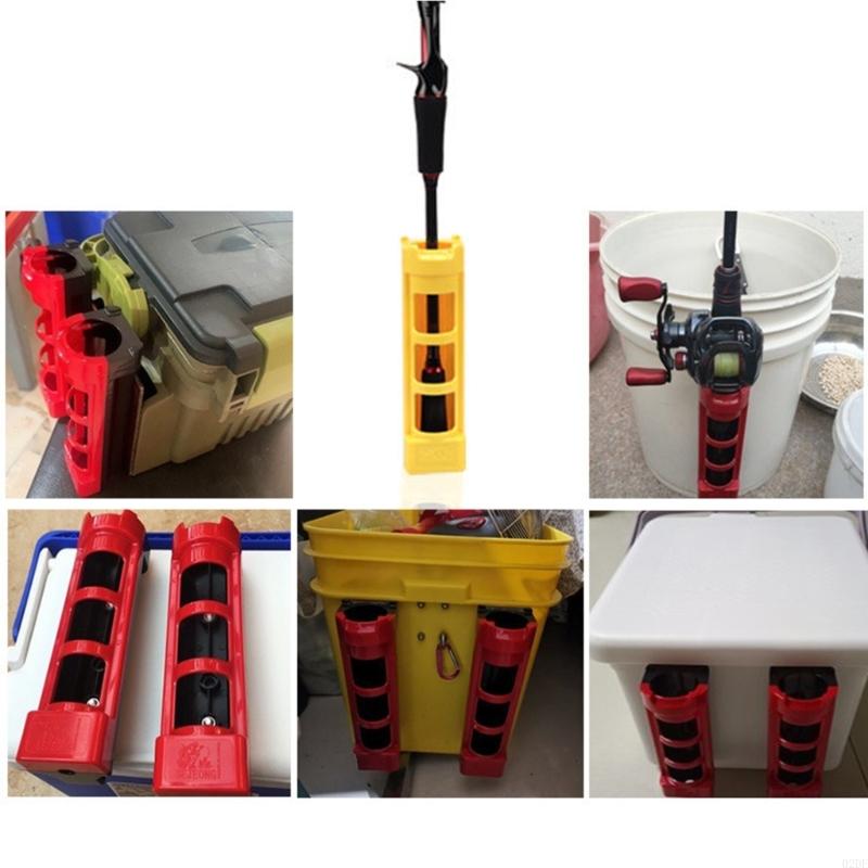 Fly Reel - Angelruten-Aufbewahrungsbox mit einfach zu montierender Rutenhalterbox,