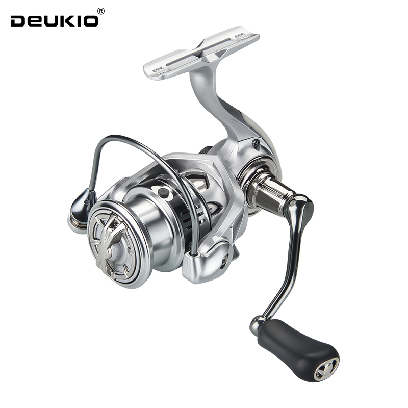 Ice Fishing Reel - DEUKIO Spinnrolle 8KG Max. Bremskraft 5.2:1
