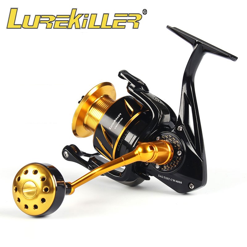 Surf Reel - Lurekiller Saltist CW Vollmetall-Spinnrolle Salzwasser-Jigging-Rolle 10BB