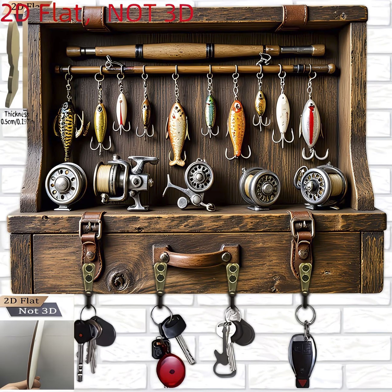 Vintage Angelköder-Schlüsselha – Fly Reel Bewertung und Preis