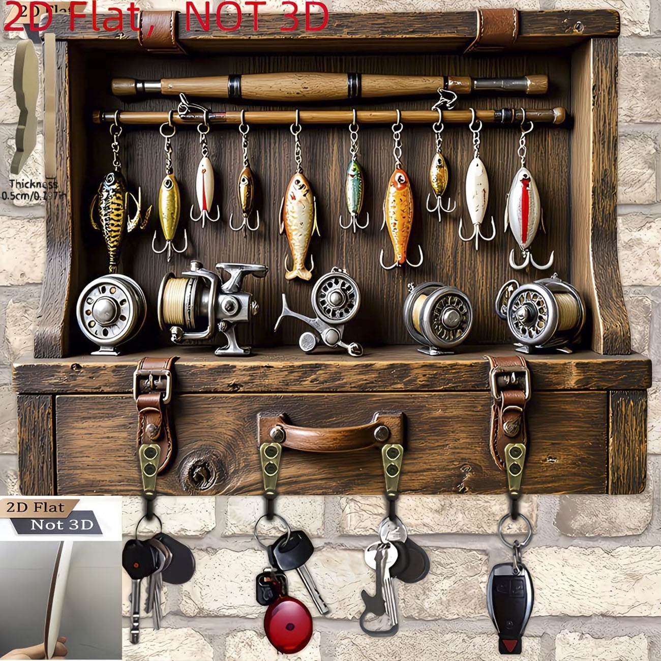 Vintage Angelköder-Schlüsselha – Fly Reel Bewertung und Preis